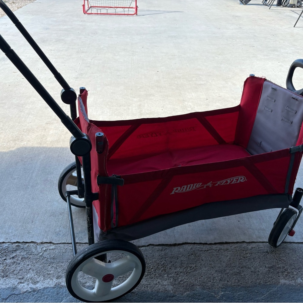 Red Kids Wagon